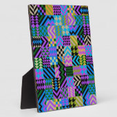 Tribal Folk Art - Blue Fotoplatte (Seite)