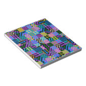 Tribal Folk Art - Blue Notizblock (angewinkelt)