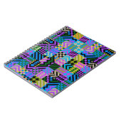 Tribal Folk Art - Blue Notizblock (Linke Seite)