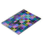 Tribal Folk Art - Blue Notizblock (Linke Seite)