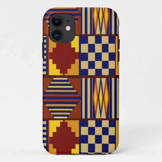 Tribal Folk Art - Rostnagel Gelb Case-Mate iPhone Hülle (Rückseite)