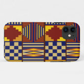 Tribal Folk Art - Rostnagel Gelb Case-Mate iPhone Hülle (Rückseite (Horizontal))