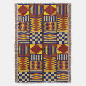 Tribal Folk Art - Rostnagel Gelb Decke (Vorderseite Vertikal)