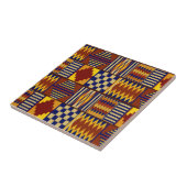 Tribal Folk Art - Rostnagel Gelb Fliese (Seite)