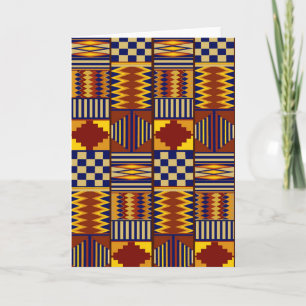 Tribal Folk Art - Rostnagel Gelb Karte