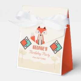 Tribal Fox farbenfrohe geometrische Muster Geburts Geschenkschachtel