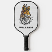 Tribal Fox Pickleball Schläger (Vorderseite)