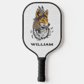 Tribal Fox Pickleball Schläger (Rückseite)