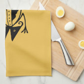 Tribal Frosch antike tierische Stammeskunst Handtuch (Viertel Falte)