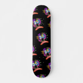 TRIBAL FROWNIE EMOJI MEEMOGIE SKATEBOARD (Vorne)