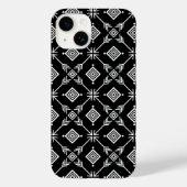 Tribal für Schwarz und Weiß Case-Mate iPhone Hülle (Rückseite)