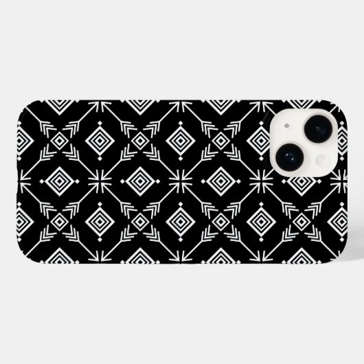 Tribal für Schwarz und Weiß Case-Mate iPhone Hülle (Rückseite (Horizontal))
