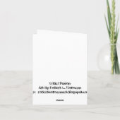 Tribal Fusion Note Karte (Rückseite)