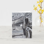 Tribal Fusion Note Karte (Gelbe Blume)