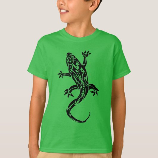 Tribal Gecko Kids T - Shirt (Vorderseite)
