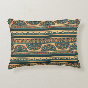 Tribal Geometric Ethnic Vintag Background Dekokissen