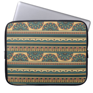 Tribal Geometric Ethnic Vintag Background Laptopschutzhülle