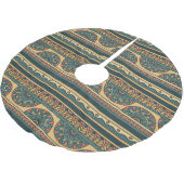Tribal Geometric Ethnic Vintag Background Polyester Weihnachtsbaumdecke (Schrägansicht)