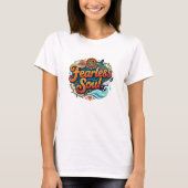 Tribal Geometric Fearless Soul Fire Water T-Shirt (Vorderseite)