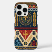 Tribal Geometric Fox Pattern Phone Case (Rückseite)
