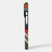 Tribal Geometric Fox Pattern Phone Case (Rückseite / Links)