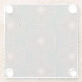 Tribal Geometric Glasuntersetzer (Rückseite)