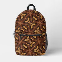 Tribal Geometric Print Back Pack