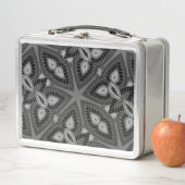 Tribal Geometric Print Metal Lunch Box (Beispiel)