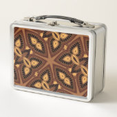 Tribal Geometric Print Metal Lunch Box (Vorderseite)