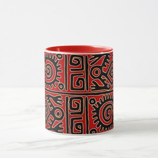 Tribal Geometric  Tasse (Zentrum)