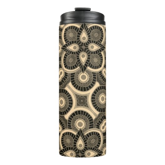 Tribal Geometric Thermal Tumbler Thermosbecher (Vorderseite)