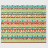 Tribal Geometric: Zitate Textmuster. Geschenkpapier (Flach)