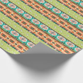 Tribal Geometric: Zitate Textmuster. Geschenkpapier (Ecke)