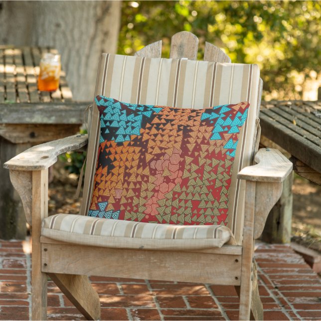 Tribal Geometrics Kissen (Stuhl )
