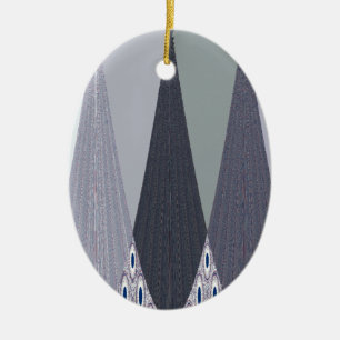 Tribal Geometrie Keramikornament