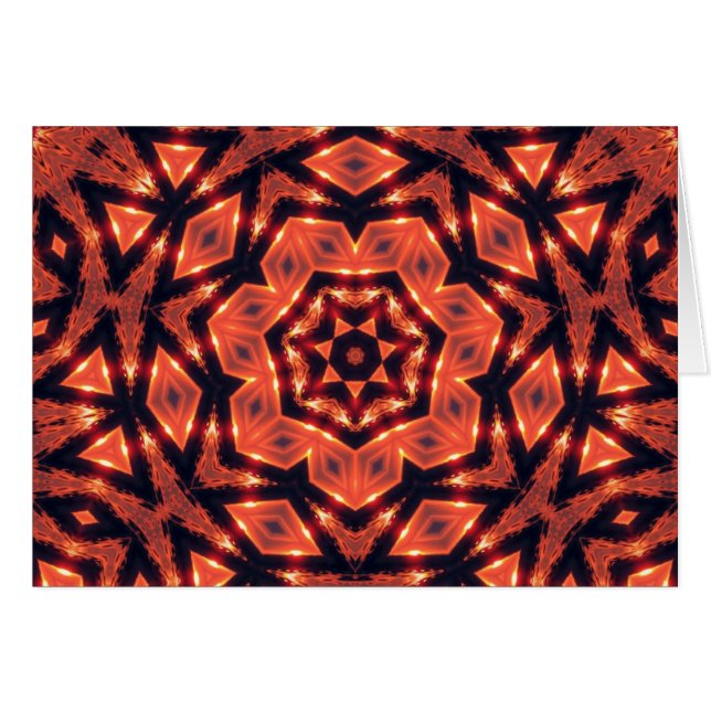 Tribal-Geometriekarte (Vorderseite (Horizontal))