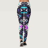 Tribal Geometrisch Leggings (Rückseite)