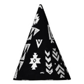 Tribal geometrisch: Stilvoller nahtloser Hintergru Partyhütchen (Rechts)