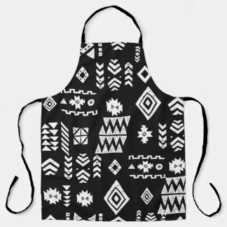 Tribal geometrisch: Stilvoller nahtloser Hintergru Schürze