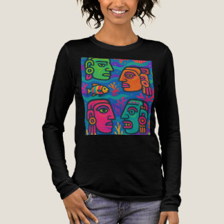 Tribal-Gesichter unter Wasser - Neon Ocean Tank To