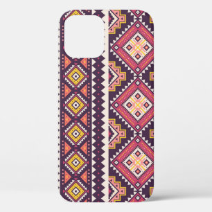 Tribal gestreiftes, geometrisches nahtloses Muster Case-Mate iPhone Hülle