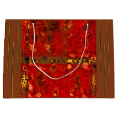 "Tribal Glow" (große) Geschenktasche Große Geschenktüte (Vorderseite)