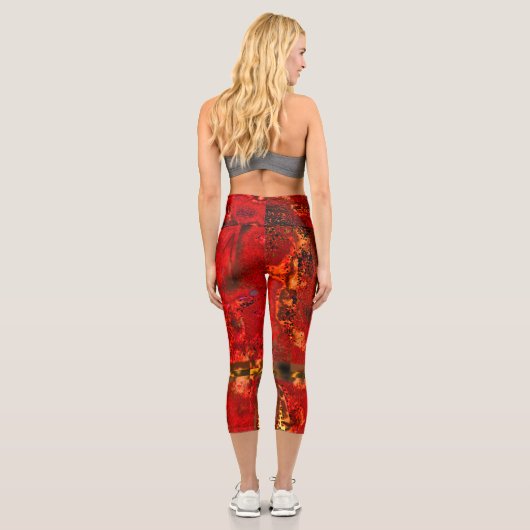 "Tribal Glow" High Waisted Capris (Rückseite)