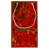 "Tribal Glow" (Small) Geschenktasche Kleine Geschenktüte (Rückseite)