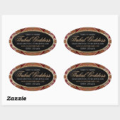 Tribal Goddess Oval Product Stickers (Blatt)