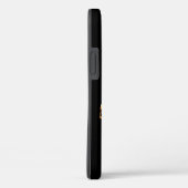 Tribal Gold Hawaiian Sea Turtle auf Black Case Mat (Rückseite / Rechts)