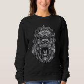 Tribal Gorilla Sweatshirt (Vorderseite)
