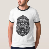 Tribal Gorilla T-Shirt (Vorderseite)