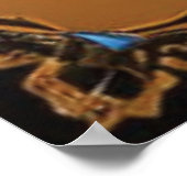 Tribal Gothic Skull Poster (Ecke)