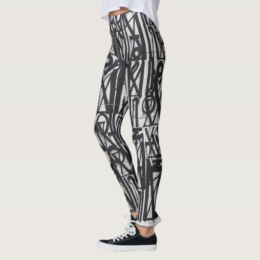 Tribal Graffiti überall in Print-Leggings Leggings (Links)